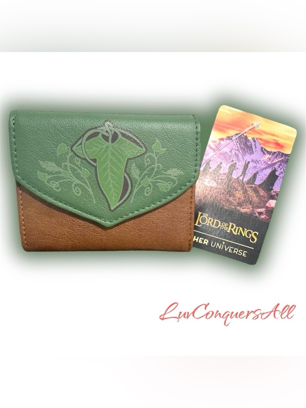The Lord Of The Rings Leaf Of Lórien Flap Wallet